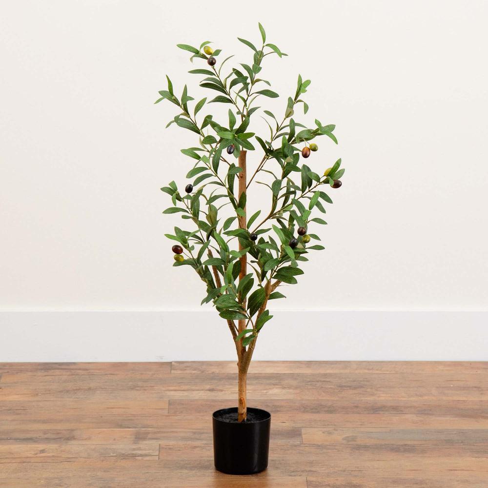 3ft. Artificial Olive Tree with Natural Trunk. Picture 5