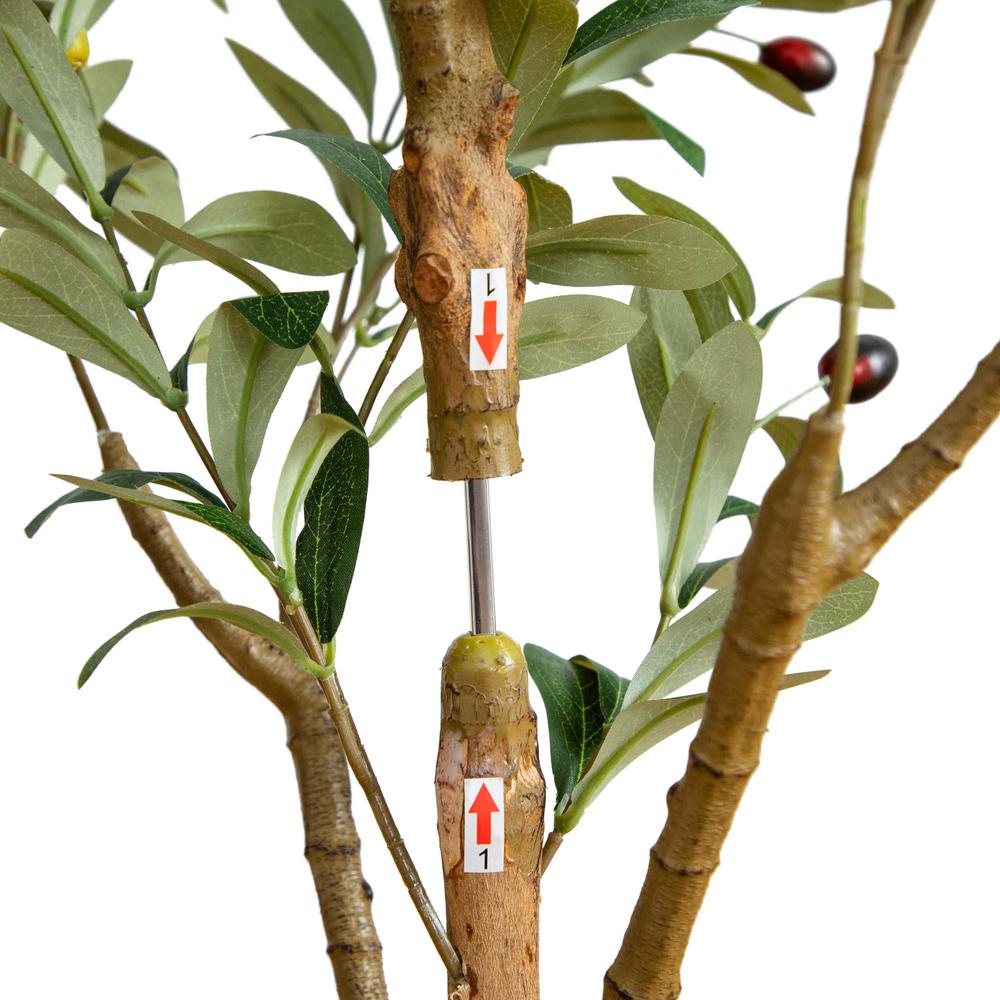 4ft. Artificial Olive Tree with Natural Trunk. Picture 3