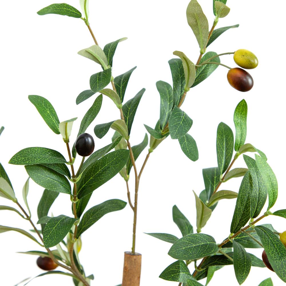 4ft. Artificial Olive Tree with Natural Trunk. Picture 4