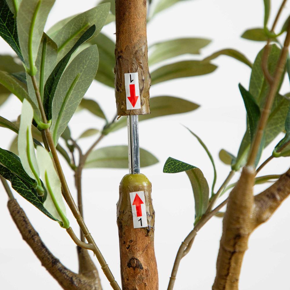 5ft. Artificial Olive Tree with Natural Trunk. Picture 2