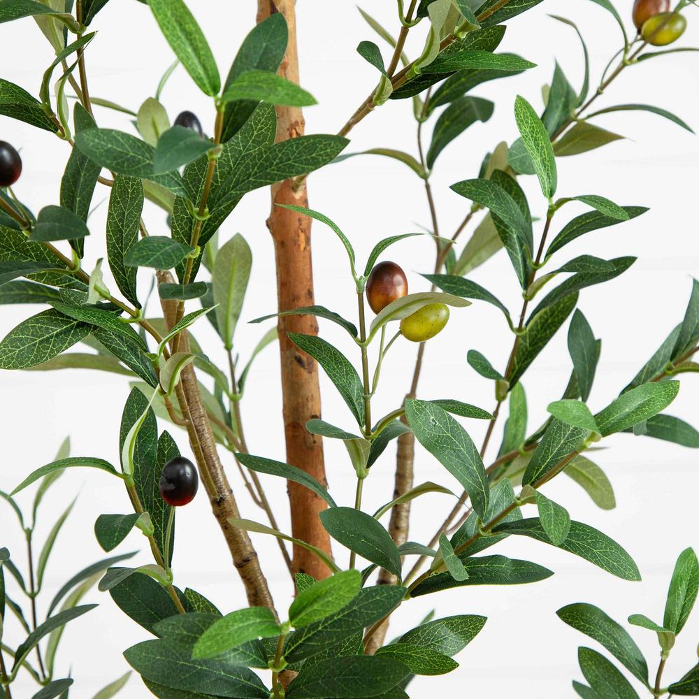 5ft. Artificial Olive Tree with Natural Trunk. Picture 3