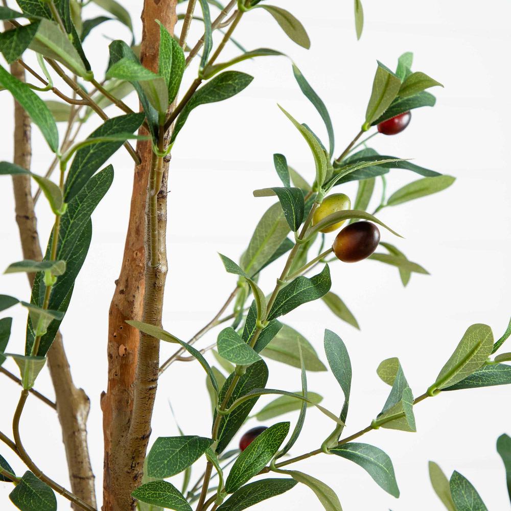 6ft. Artificial Olive Tree with Natural Trunk. Picture 3