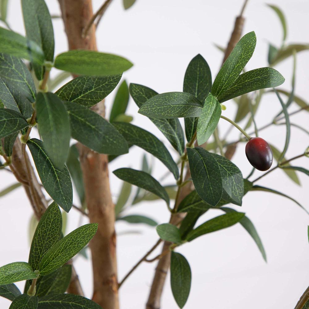 8ft. Artificial Olive Tree with Natural Trunk. Picture 3