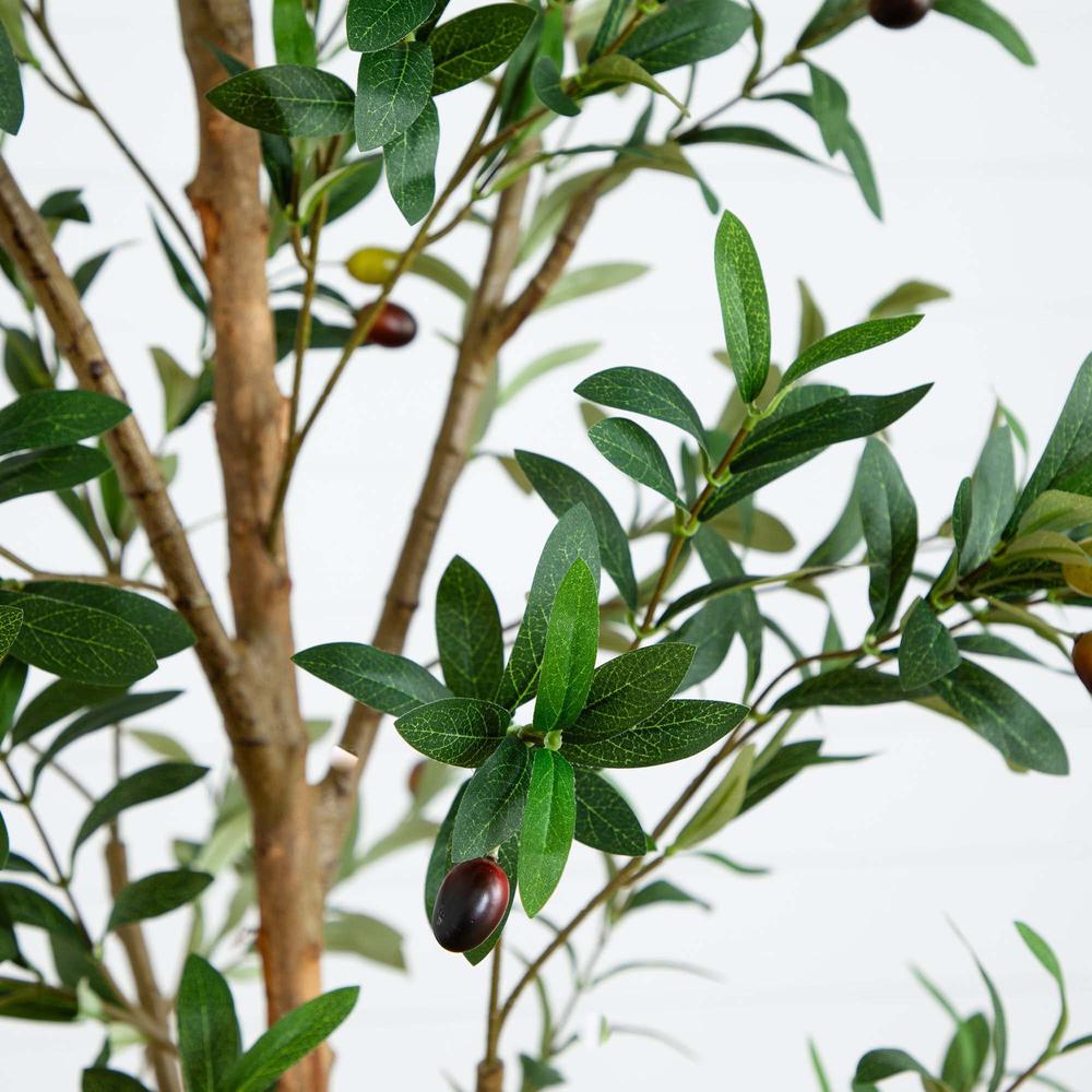 9ft. Artificial Olive Tree with Natural Trunk. Picture 3