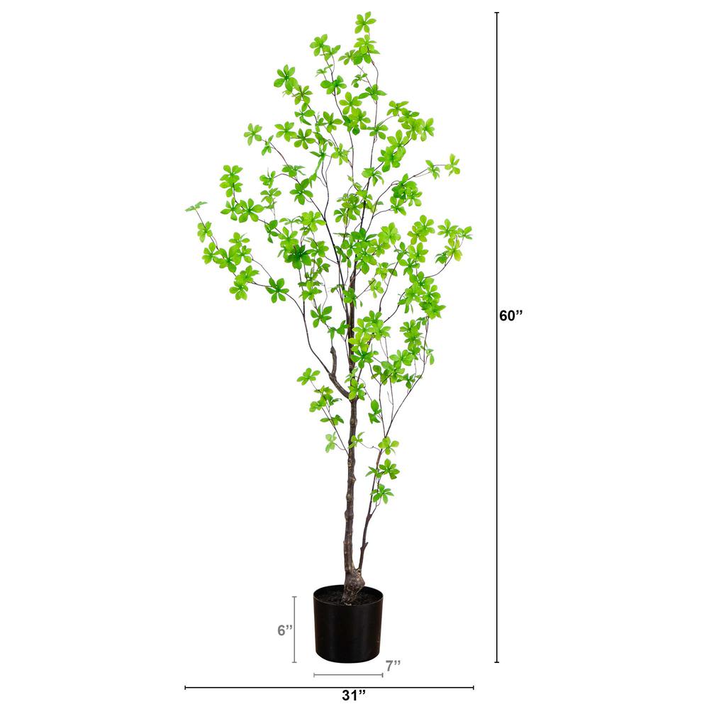 5ft. Artificial Minimalist Enkianthus Tree. Picture 1