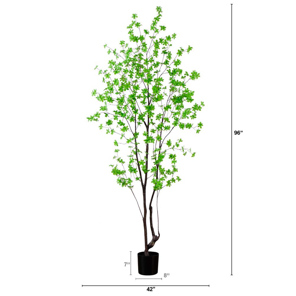 8ft. Artificial Minimalist Enkianthus Tree. Picture 1