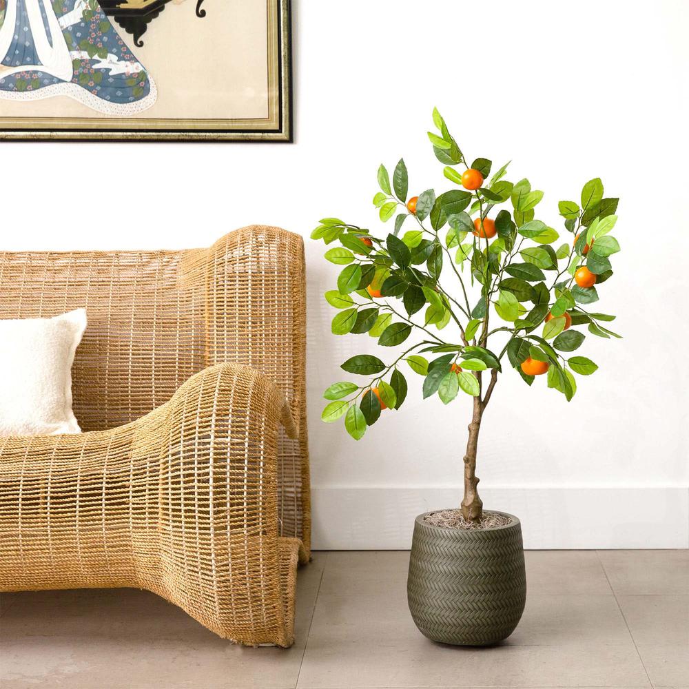 3ft. Artificial Tangerine Tree. Picture 4
