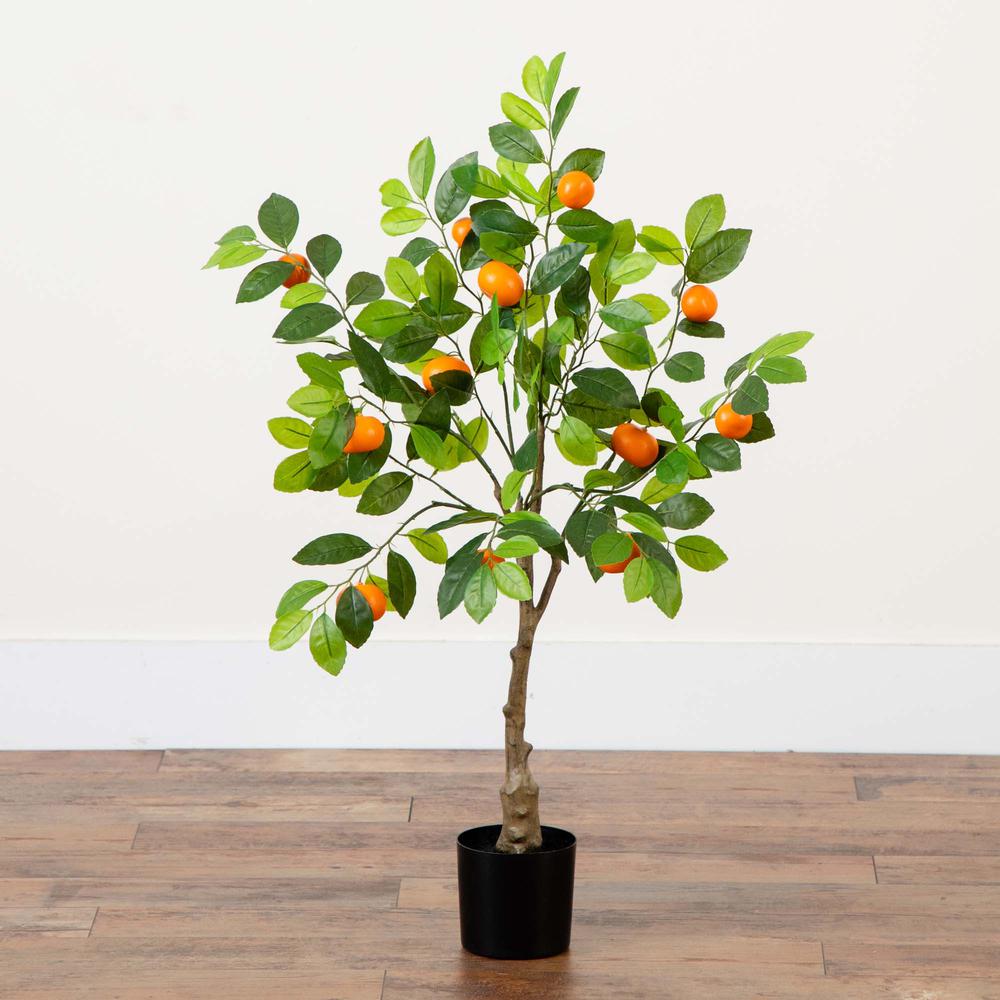3ft. Artificial Tangerine Tree. Picture 3