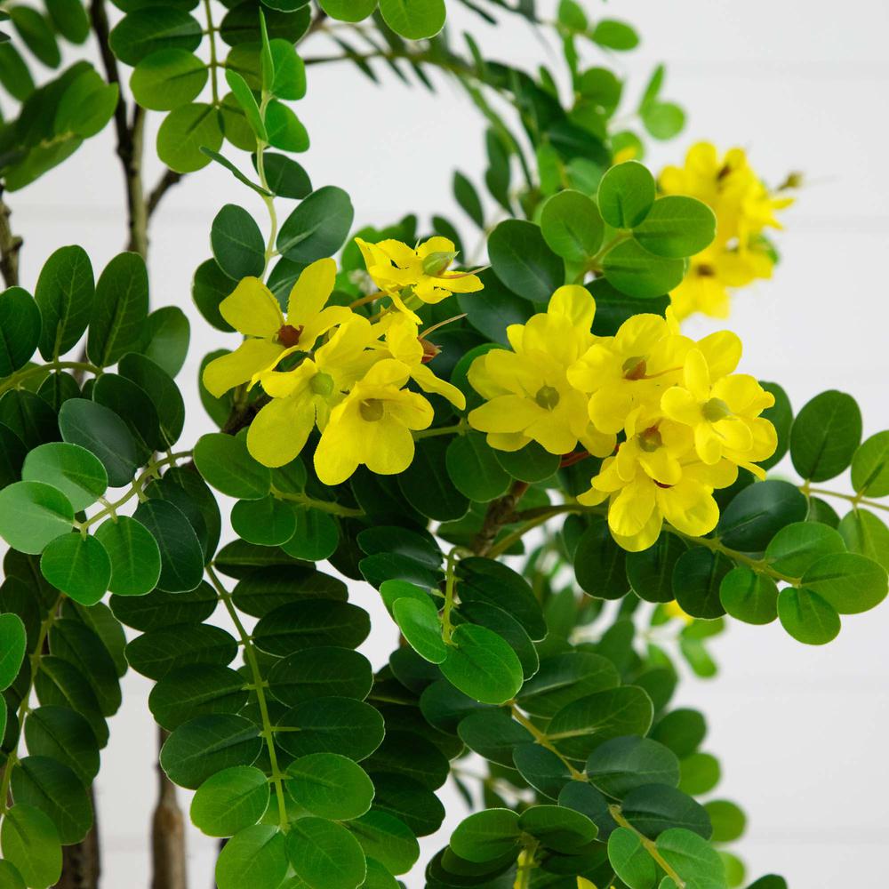 6ft. Artificial Flowering Citrus Tree with Real Touch Leaves. Picture 2