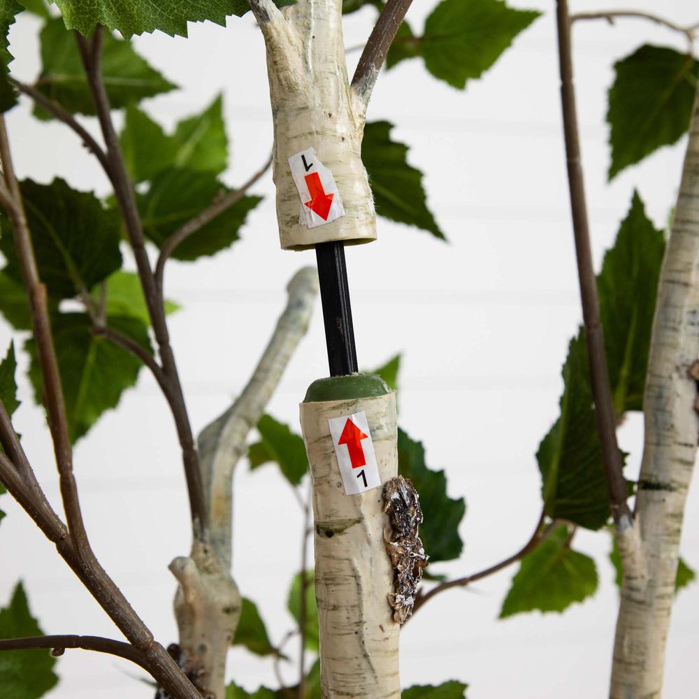 6ft. Artificial Birch Tree with Real Touch Leaves. Picture 3