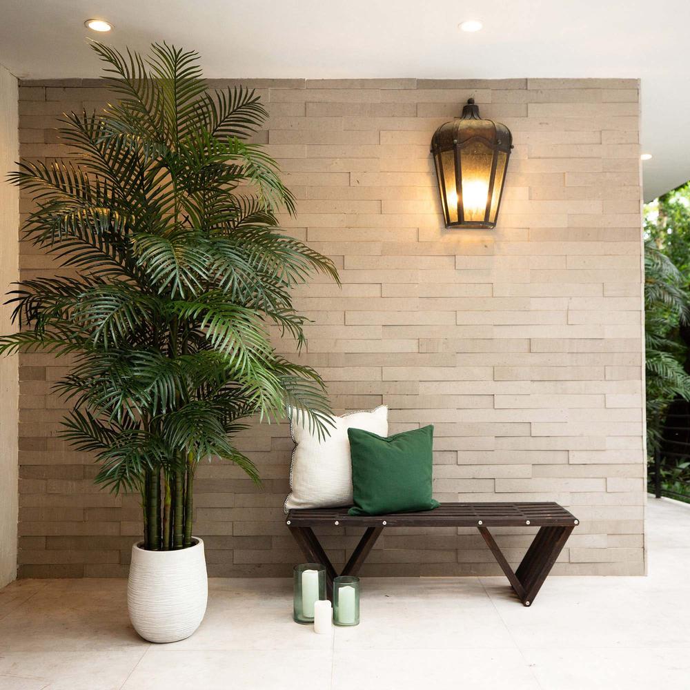 8ft. UV Resistant Artificial Areca Palm Tree (Indoor/Outdoor). Picture 6
