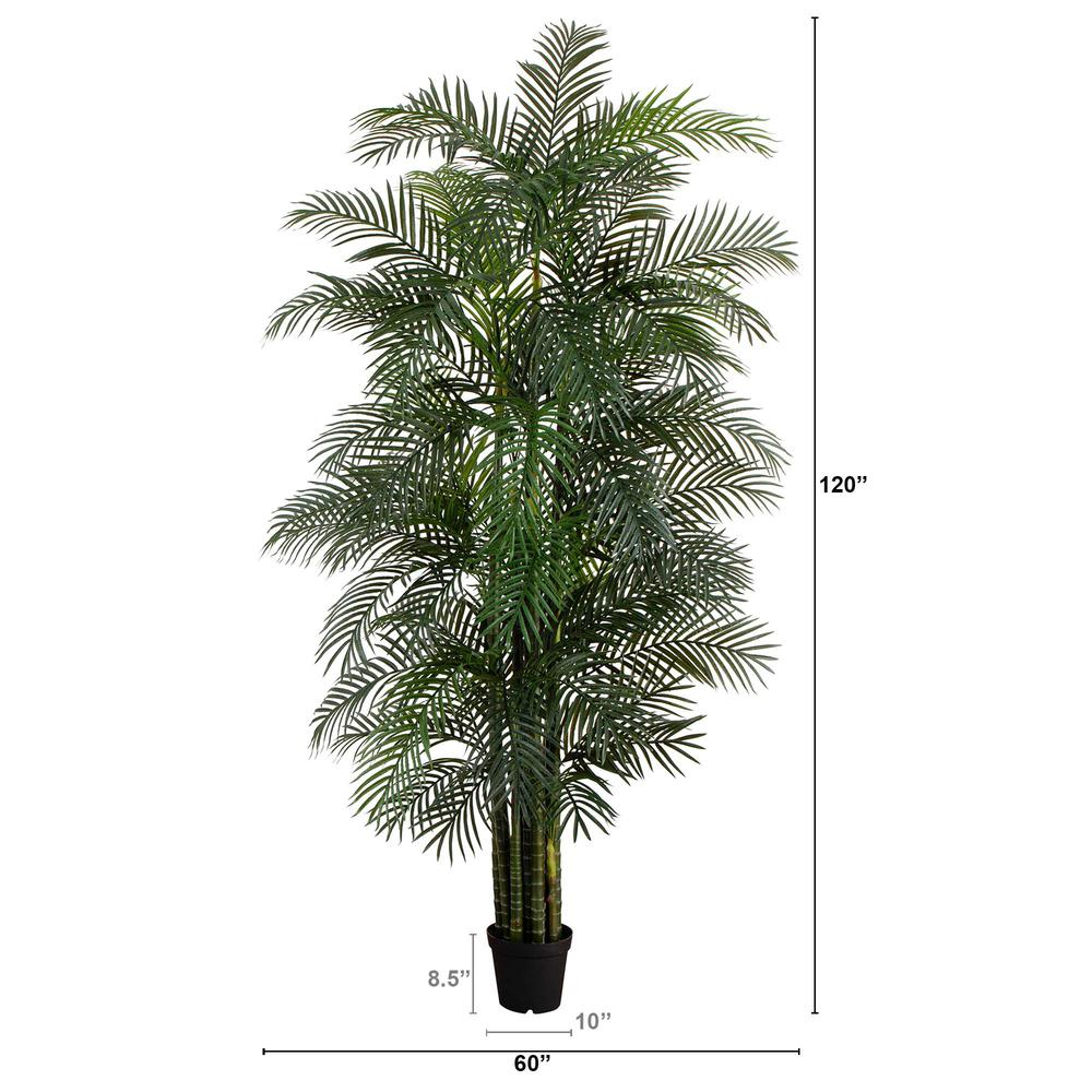 10ft. UV Resistant Artificial Areca Palm Tree (Indoor/Outdoor). Picture 1