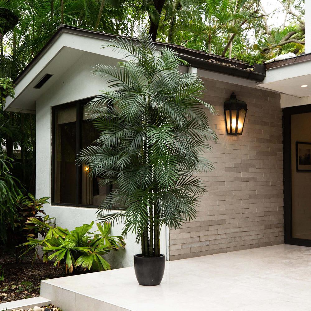 10ft. UV Resistant Artificial Areca Palm Tree (Indoor/Outdoor). Picture 5