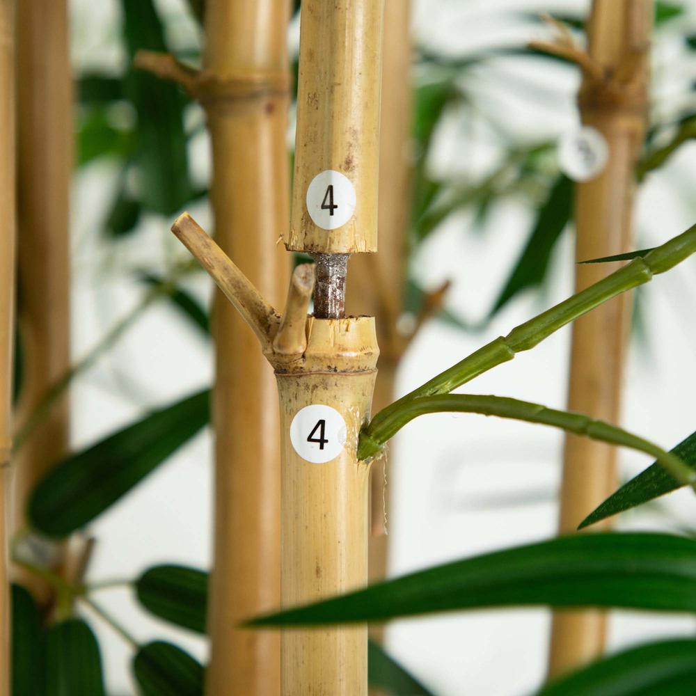 9ft. Artificial Bamboo Tree with Real Bamboo Trunks. Picture 3