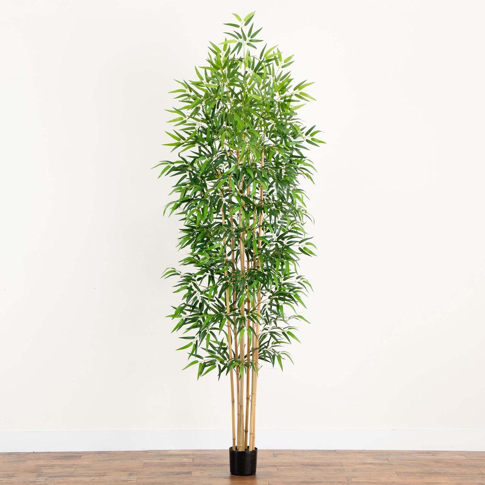 9ft. Artificial Bamboo Tree with Real Bamboo Trunks. Picture 5