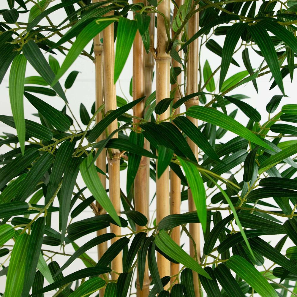 10ft. Artificial Bamboo Tree with Real Bamboo Trunks. Picture 2