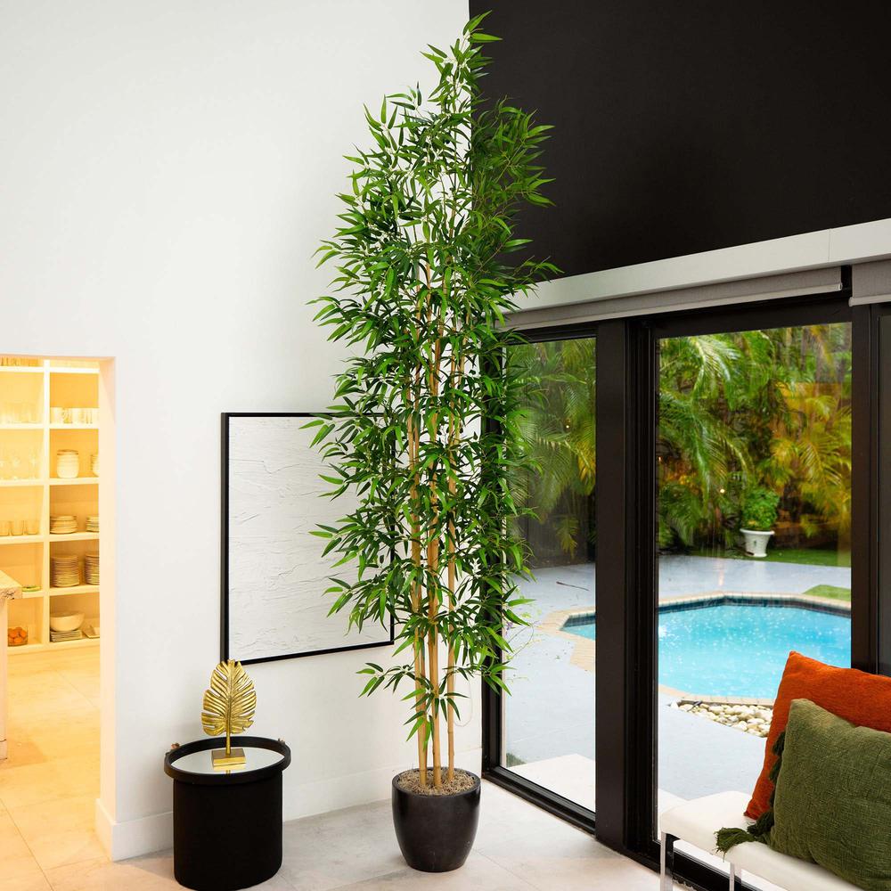 10ft. Artificial Bamboo Tree with Real Bamboo Trunks. Picture 6