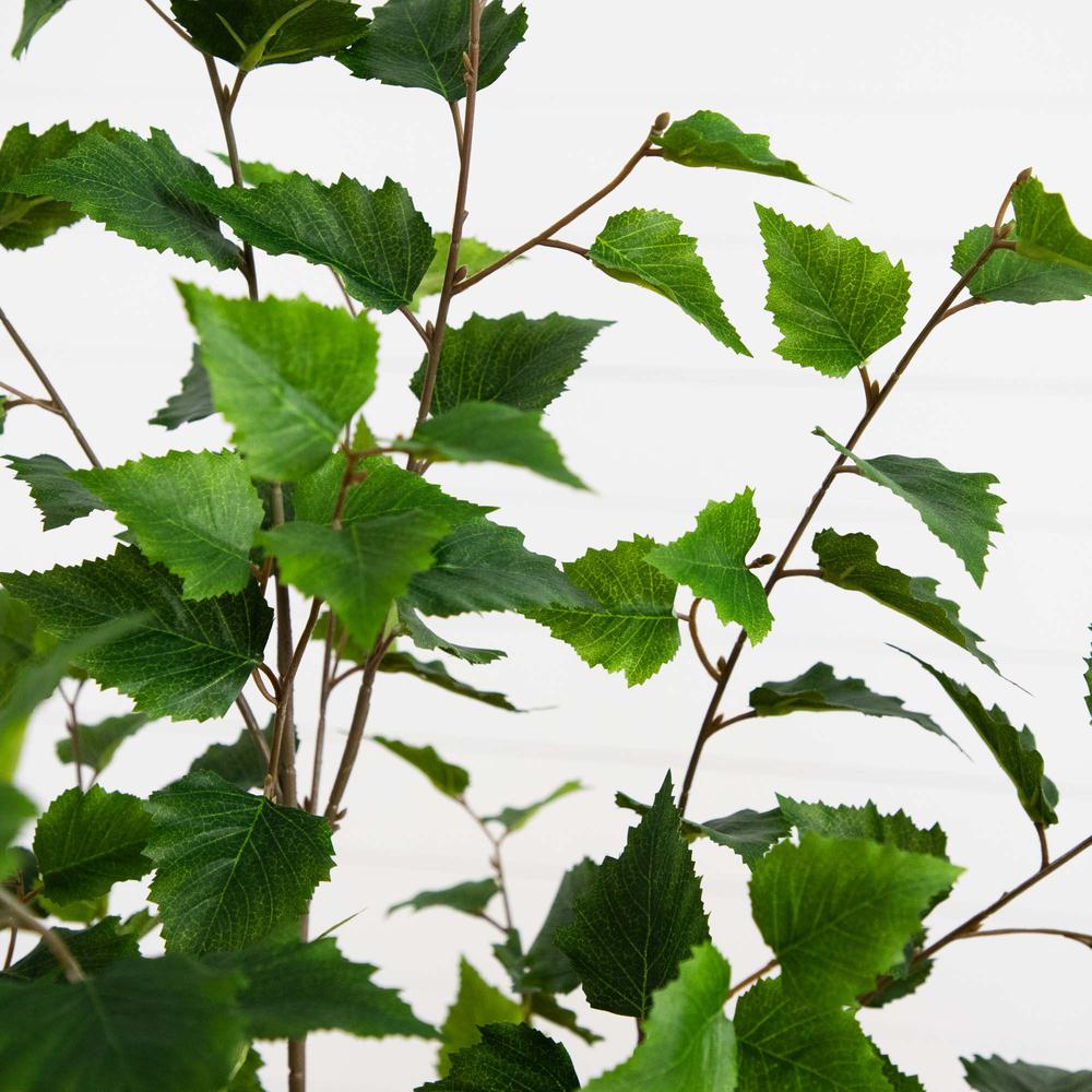 5ft. Artificial Birch Tree with Real Touch Leaves. Picture 2