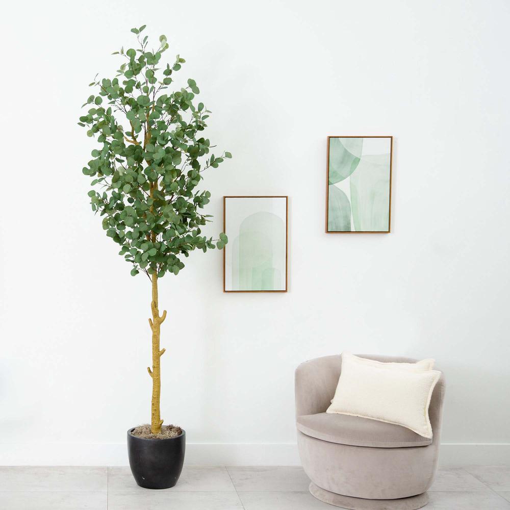9ft. Artificial Eucalyptus Tree. Picture 8