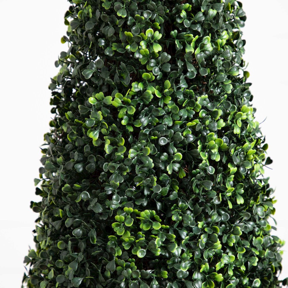 6ft. UV Resistant Artificial Boxwood Topiary Cone Tree (Indoor/Outdoor). Picture 3
