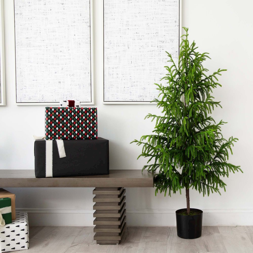5ft. Artificial Norfolk Pine Tree. Picture 5