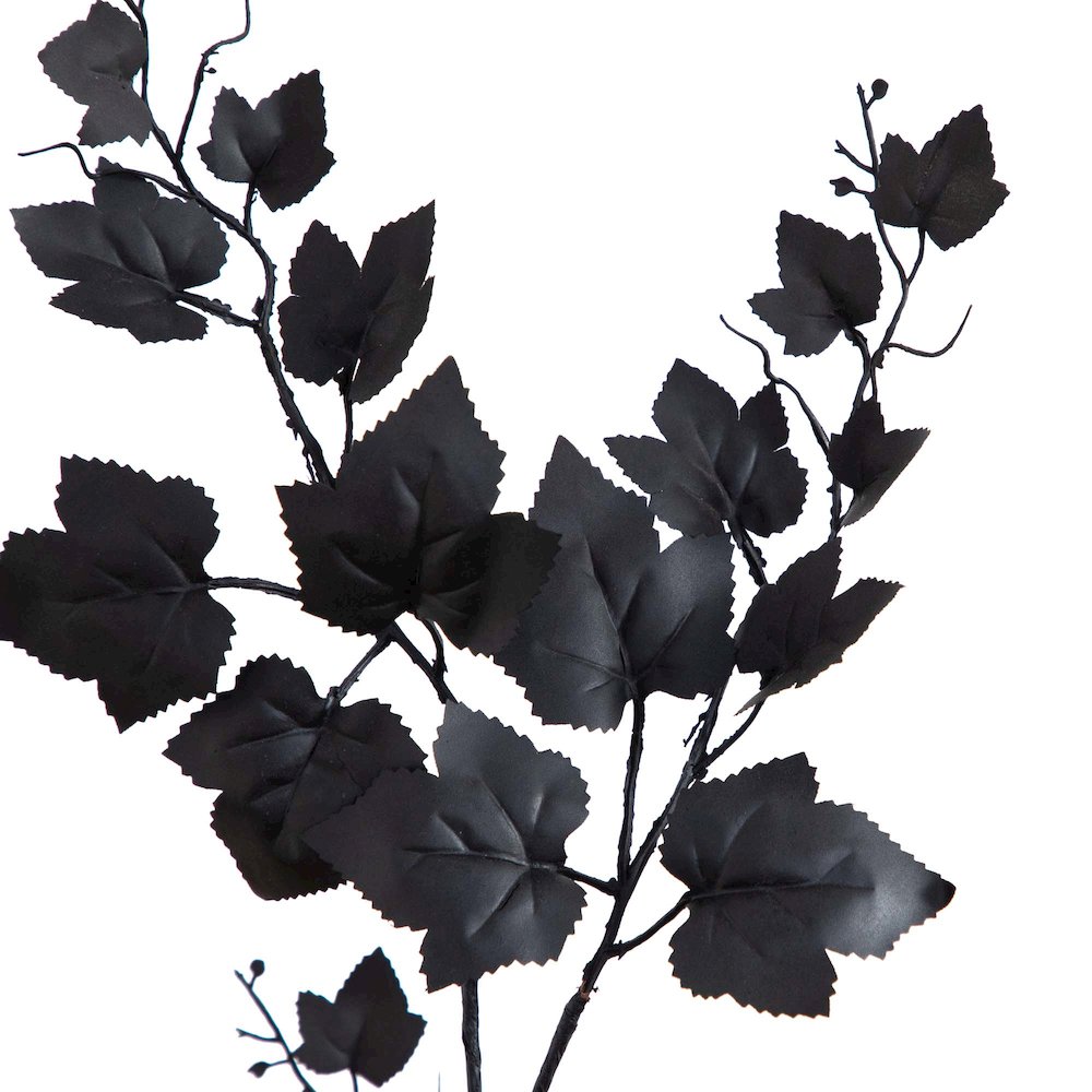 4ft. Halloween Black Maple Artificial Fall Tree. Picture 5