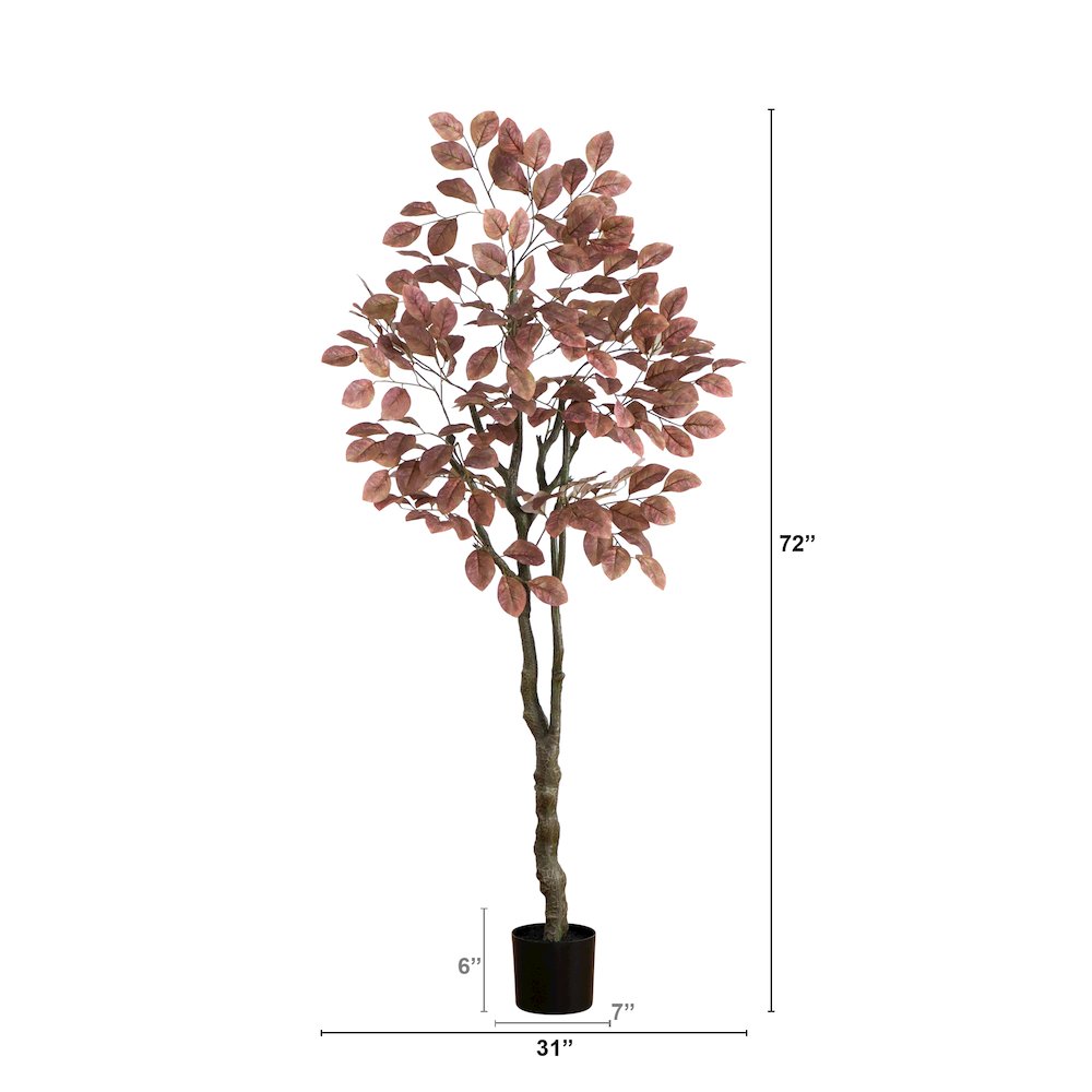 6ft. Autumn Dogwood Artificial Fall Tree. Picture 1