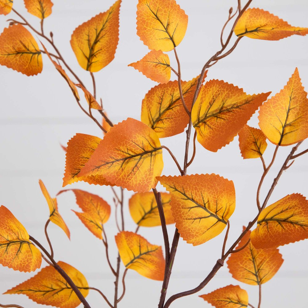 4ft. Autumn Birch Leaf Artificial Fall Tree. Picture 6
