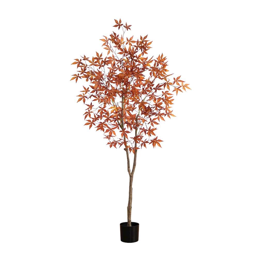 6ft. Autumn Japanese Maple Artificial Fall Tree. Picture 6