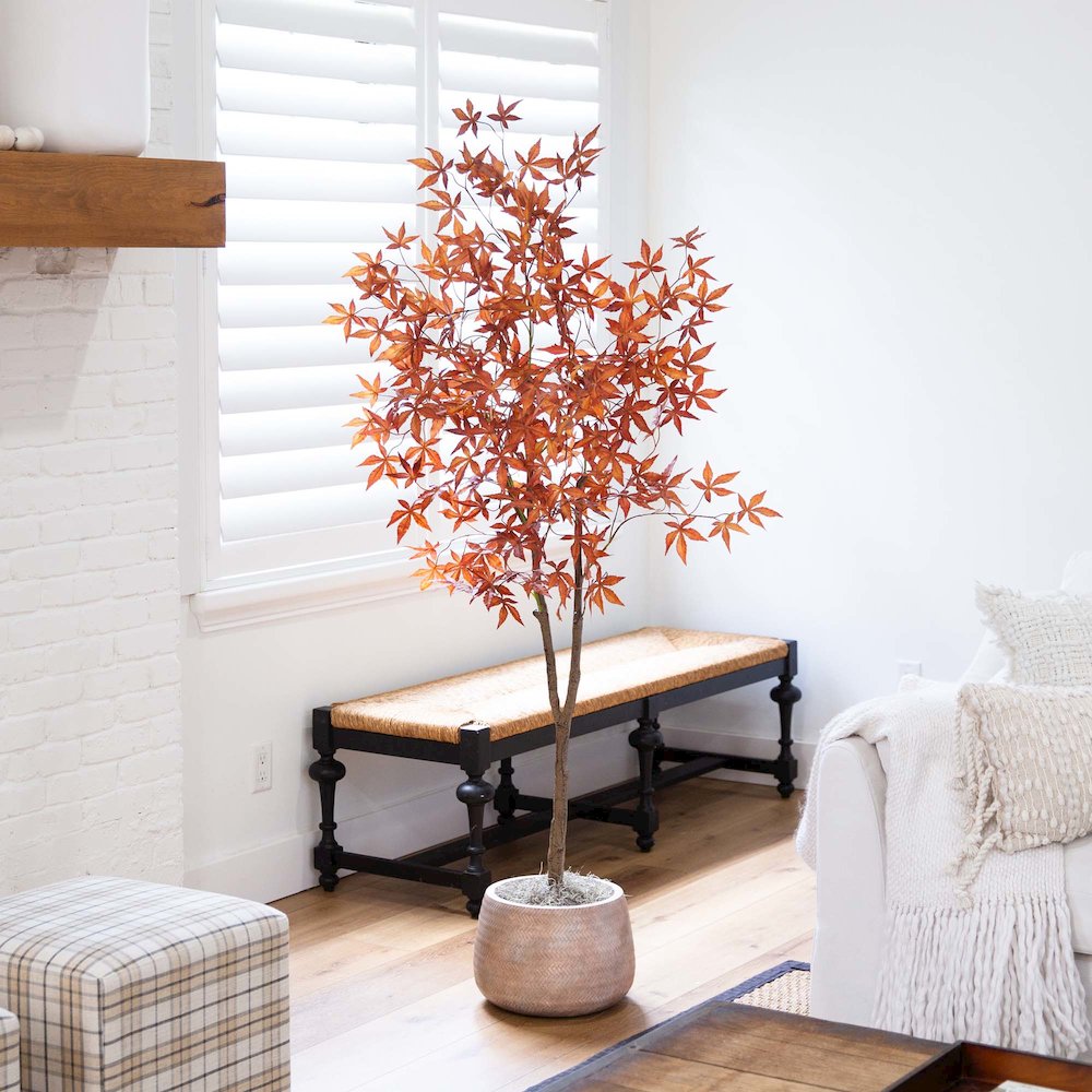 6ft. Autumn Japanese Maple Artificial Fall Tree. Picture 4