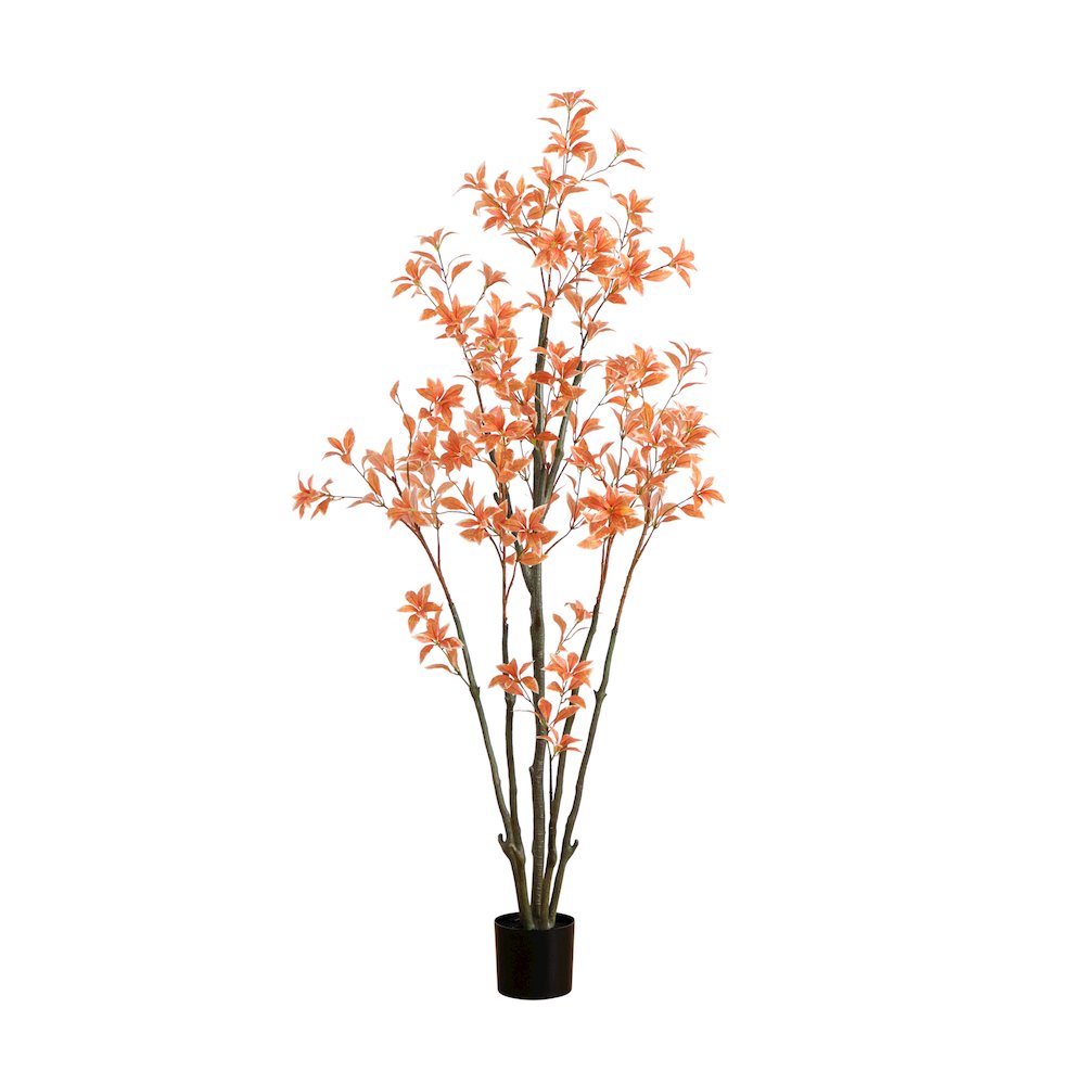 6ft. Autumn Pieris Artificial Fall Tree. Picture 7