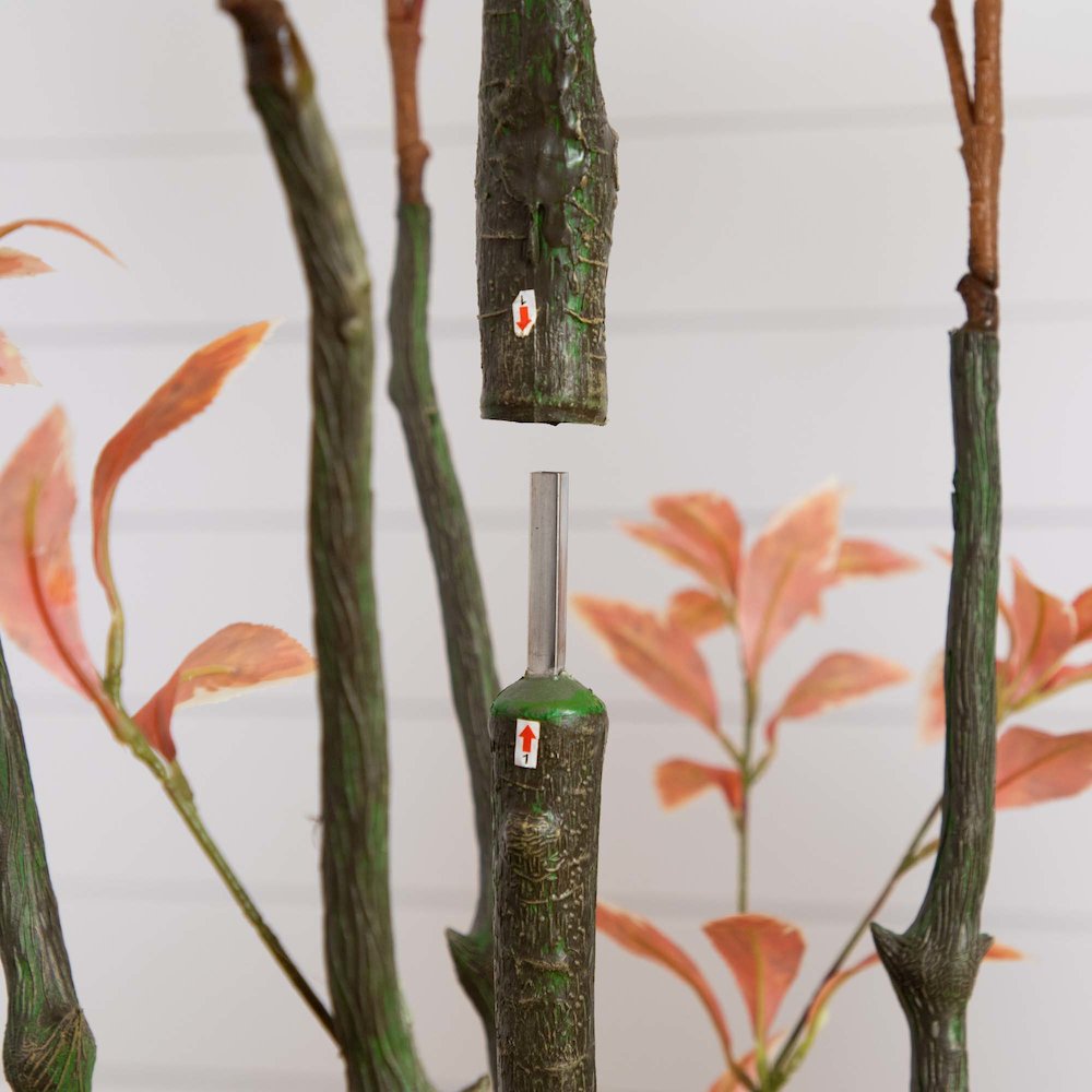 6ft. Autumn Pieris Artificial Fall Tree. Picture 9