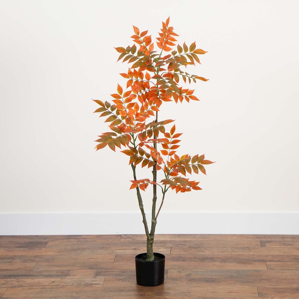 4ft. Autumn Sumac Artificial Fall Tree. Picture 8