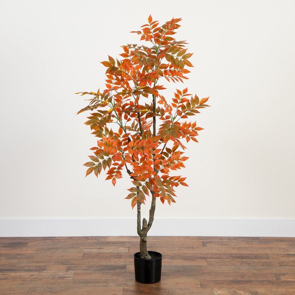 5ft. Autumn Sumac Artificial Fall Tree. Picture 4