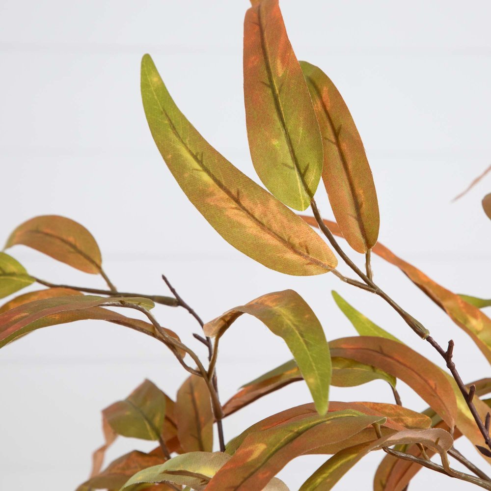 5ft. Autumn Wispy Eucalyptus Artificial Fall Tree. Picture 6