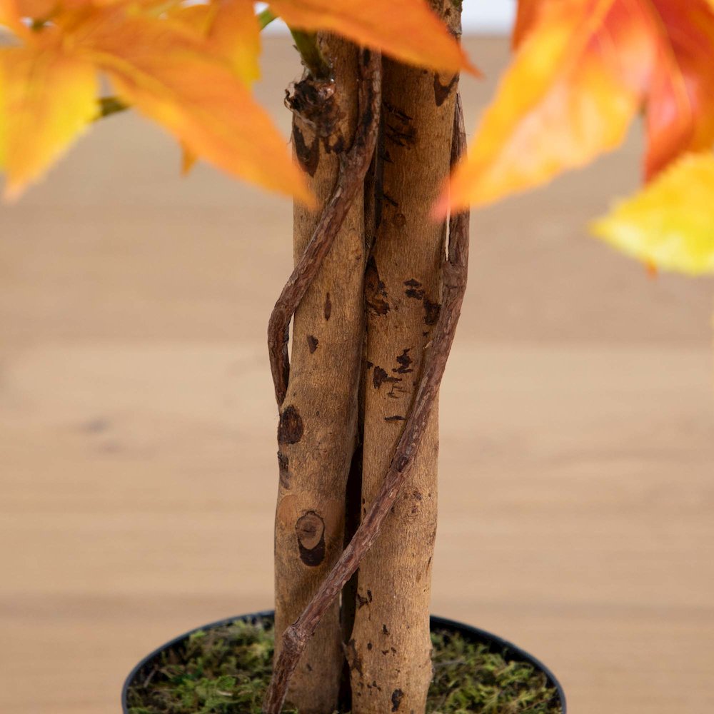 3ft. Autumn Deluxe Maple Artificial Fall Tree. Picture 6