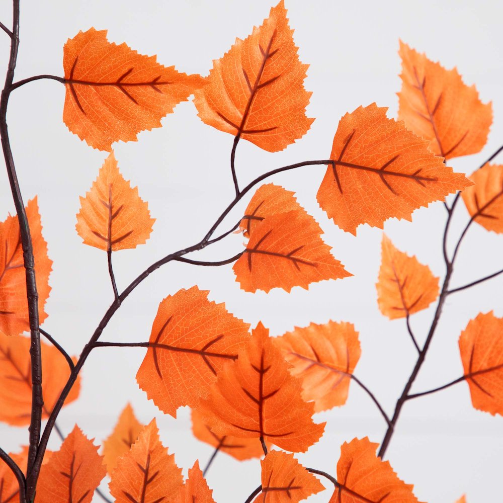 5ft. Autumn Paper Birch Artificial Fall Tree. Picture 3