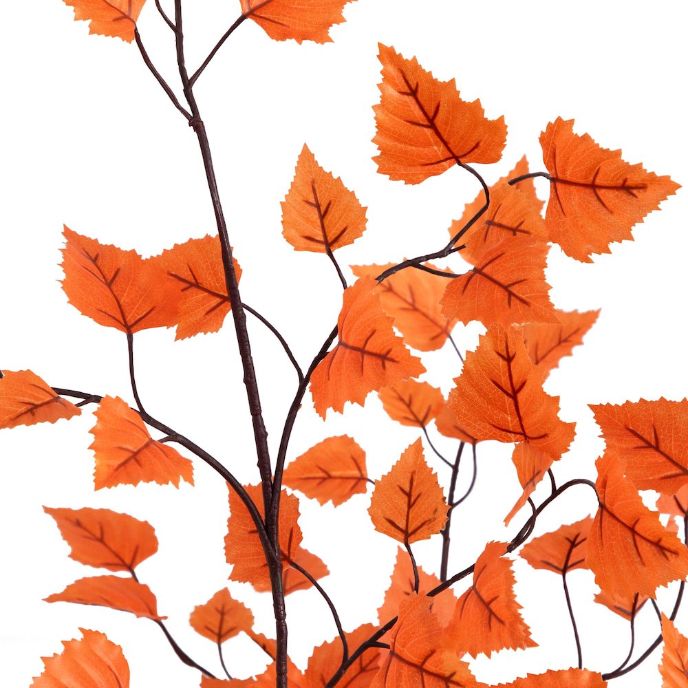 6ft. Autumn Paper Birch Artificial Fall Tree. Picture 6