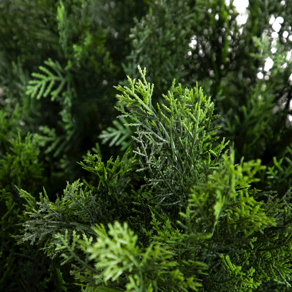 5ft. Artificial Cedar Bush UV Resistant (Indoor/Outdoor). Picture 2