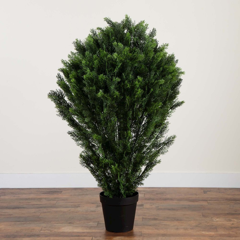 5ft. Artificial Cedar Bush UV Resistant (Indoor/Outdoor). Picture 4