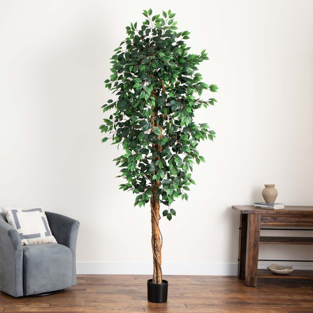 9ft. Artificial Ficus Tree. Picture 7