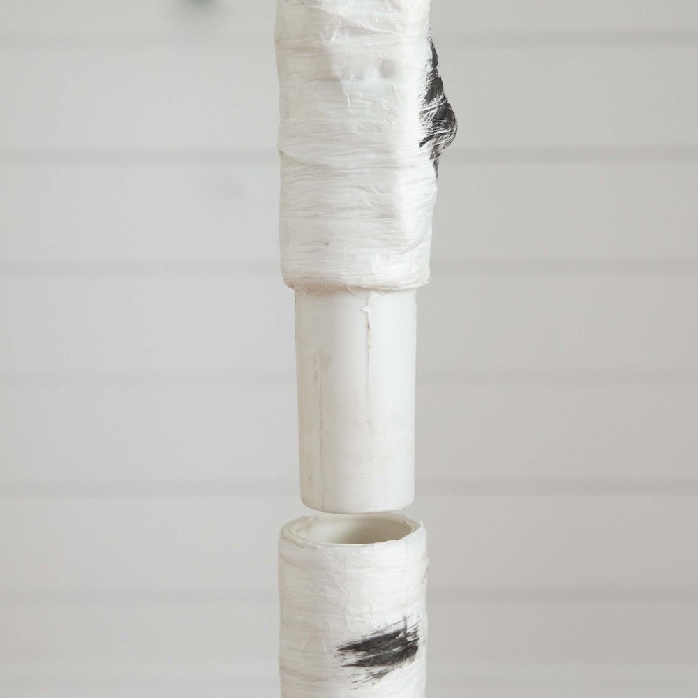 3ft. Pre-Lit Artificial White Birch Tree with 92 Warm White LED Lights. Picture 5