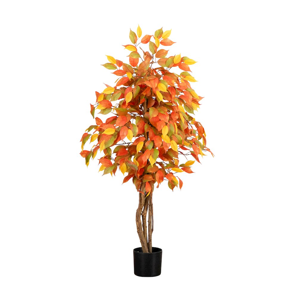 3ft. Autumn Ficus Artificial Fall Tree. Picture 1
