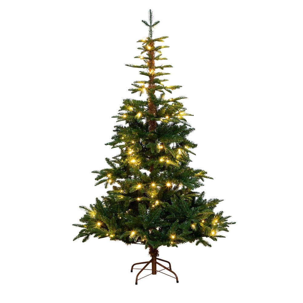 6ft. Pre-Lit Artificial Idaho Mixed Fir Christmas Tree. Picture 9