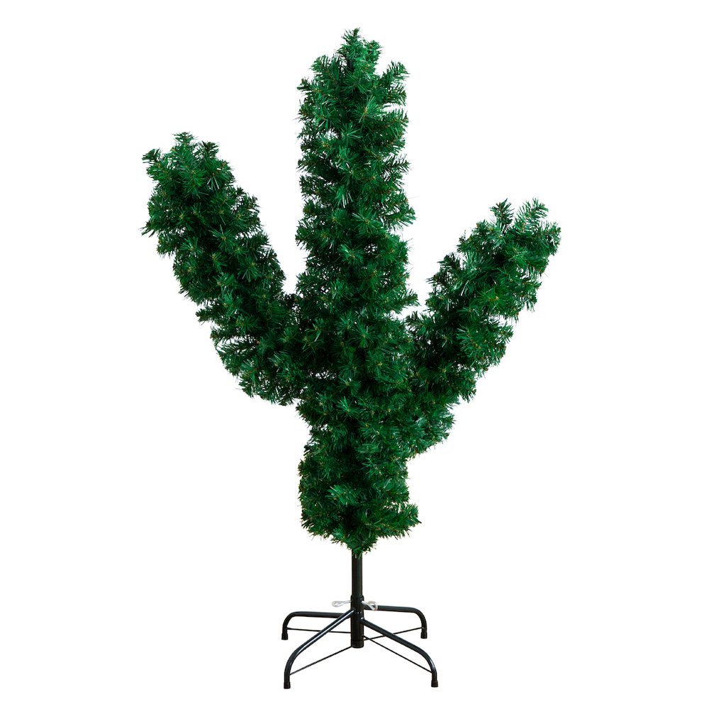 4ft. Artificial Cactus Christmas Tree. Picture 5