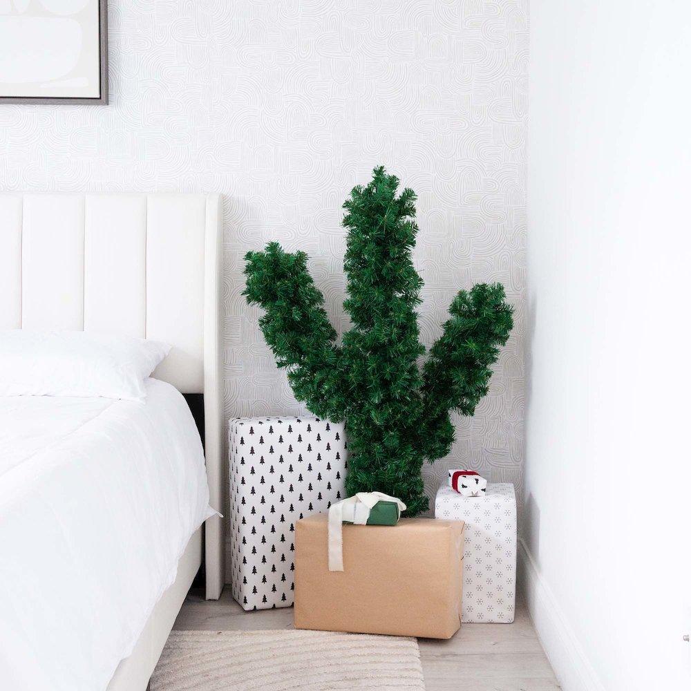 4ft. Artificial Cactus Christmas Tree. Picture 6