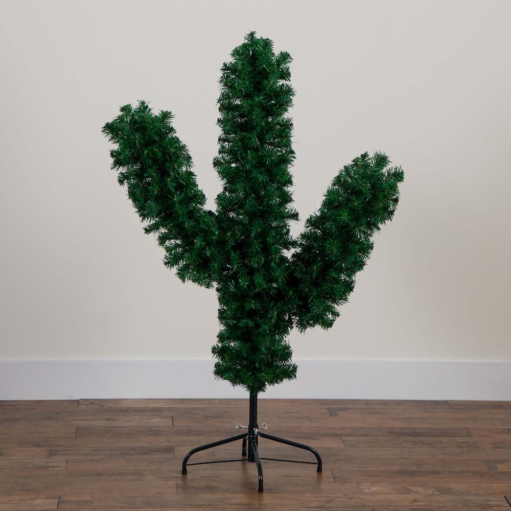 4ft. Artificial Cactus Christmas Tree. Picture 7