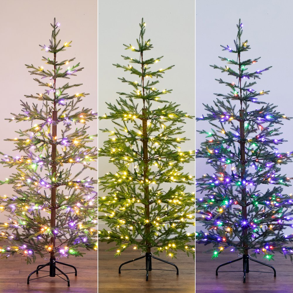 6ft. Pre-Lit Artificial Natural Fresh Cut Fir Christmas Tree. Picture 6