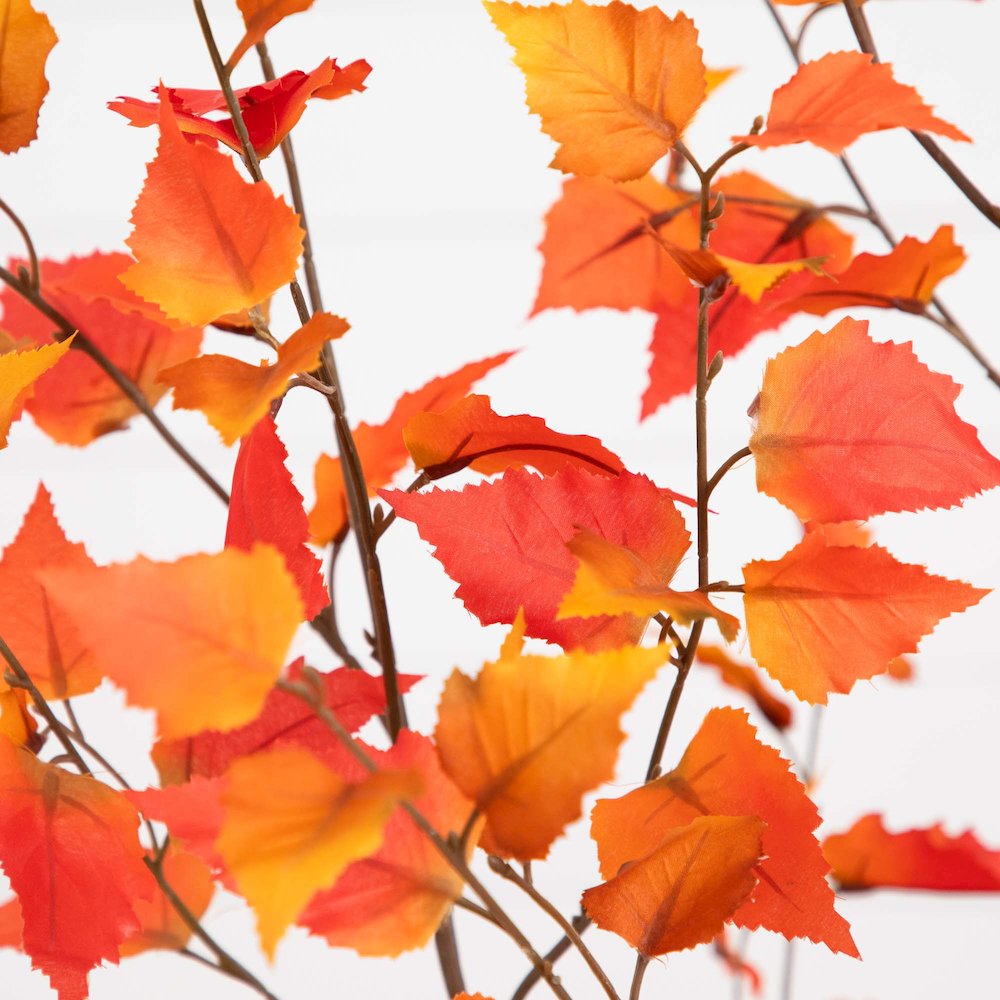 4ft. Autumn Birch Artificial Fall Tree. Picture 2