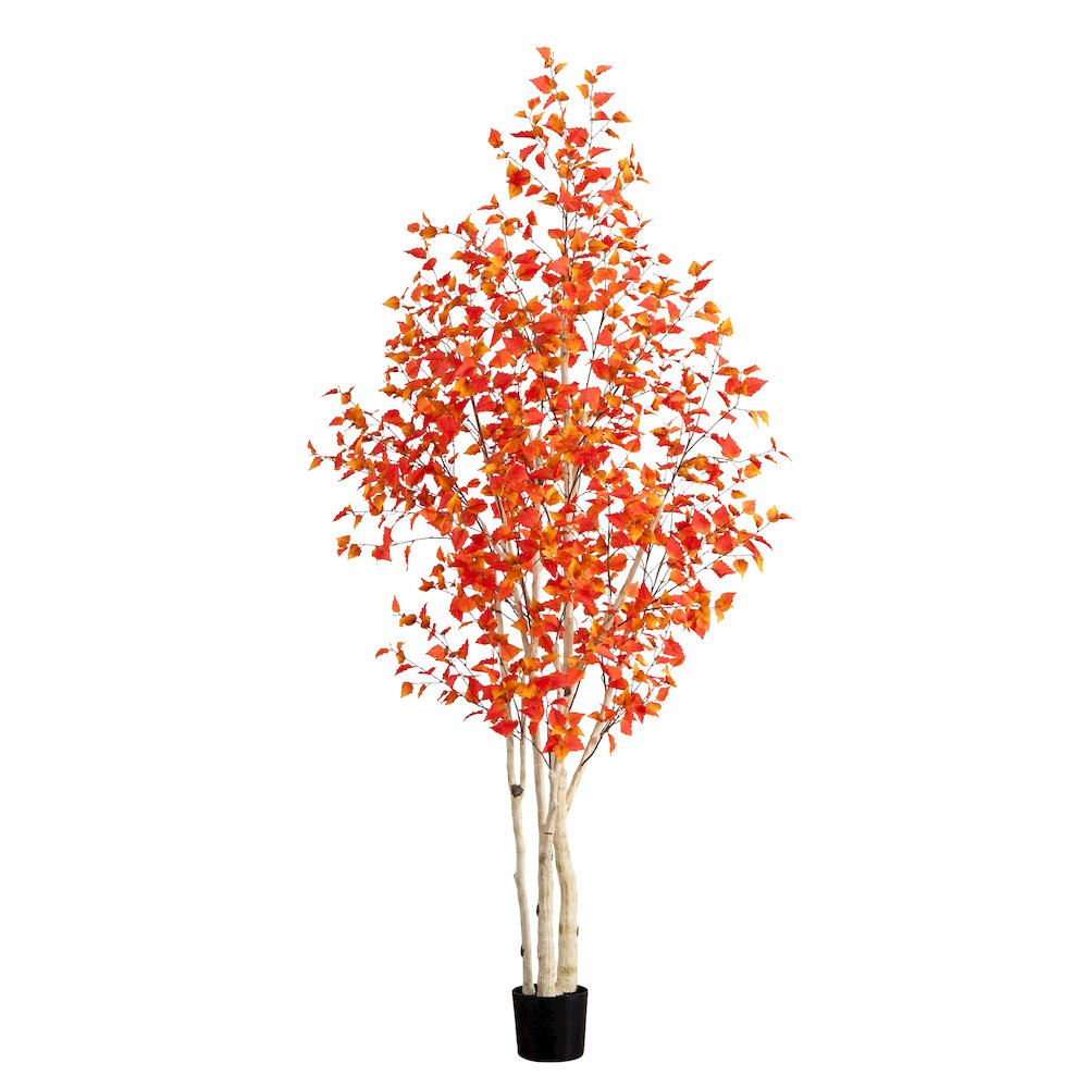 9ft. Autumn Birch Artificial Fall Tree. Picture 1